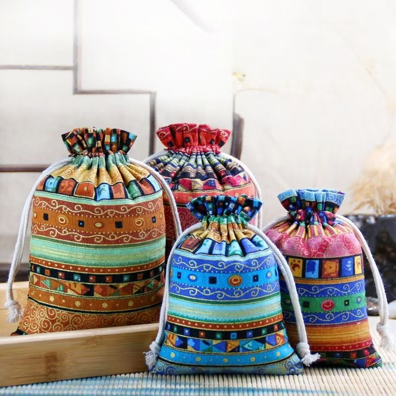Cotton and linen ethnic style Dragon Boat Festival sachet cloth bag portable sachet Cotton and linen ethnic style Dragon Boat Festival sachet cloth bag portable sachet