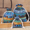 Cotton and linen ethnic style Dragon Boat Festival sachet cloth bag portable sachet