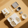 Cat bowl water and food integrated automatic feeder pet bowl dog bowl cat bowl two-in-one drinking fountain pet food utensils