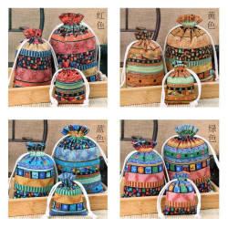 Cotton and linen ethnic style Dragon Boat Festival sachet cloth bag portable sachet