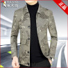 Woodpecker coat lapel short casual jacket men's jacket spring and autumn men's clothing