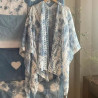 Women's tie-dye ethnic style shawl coat