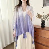 Women's tie-dye ethnic style shawl coat