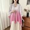 Women's tie-dye ethnic style shawl coat