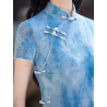 New Swiss Net Cheongsam Retro Republic of China Style Gentle Daily High-end Dress