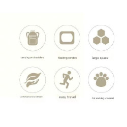Cat bag portable bag for going out, space capsule breathable backpack, cat school bag, large capacity, cat take-out pet supplies