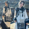 Miaojiang girl pink Yi ethnic style clothing Yunnan ethnic minority clothing female