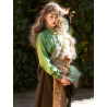 Tibetan Lhasa green robe