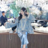 New Chinese style jacket for women in spring, new style, fashionable, embroidered, heavy velvet suit