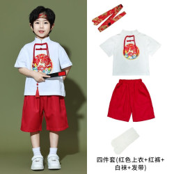 Children's Chinese-style performance costumes, men's and women's horse-faced skirts, Hanfu, Tang costumes