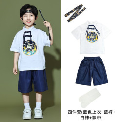Children's Chinese-style performance costumes, men's and women's horse-faced skirts, Hanfu, Tang costumes