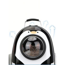 Cat bag portable bag for going out, space capsule breathable backpack, cat school bag, large capacity, cat take-out pet supplies