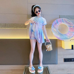 Girls' swimsuit summer children's mermaid swimsuit dopamine swimsuit princess style