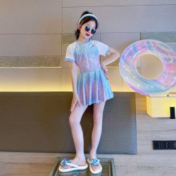 Girls' swimsuit summer children's mermaid swimsuit dopamine swimsuit princess style