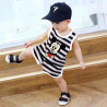 Children's boys' vest summer baby cotton children's baby striped sleeveless vest