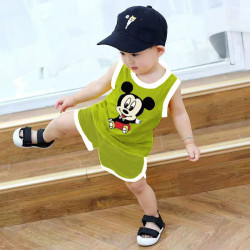 Children's boys' vest summer baby cotton children's baby striped sleeveless vest