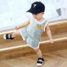 Children's boys' vest summer baby cotton children's baby striped sleeveless vest