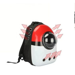 Cat bag portable bag for going out, space capsule breathable backpack, cat school bag, large capacity, cat take-out pet supplies