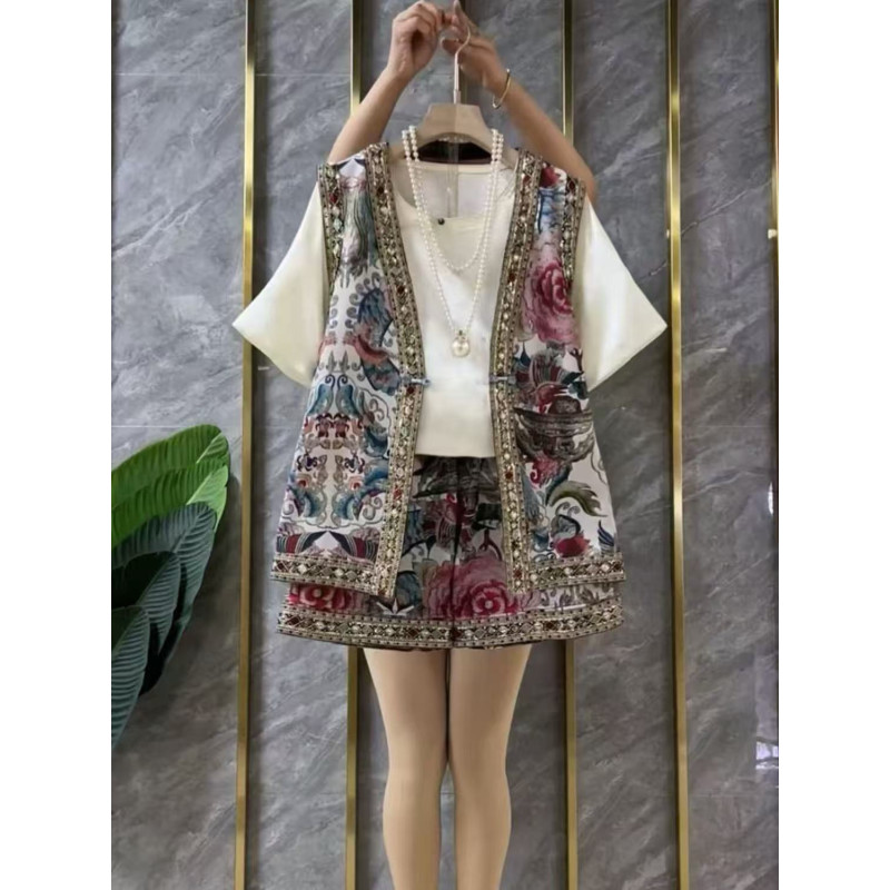 Large size Chinese style high-end fashion suit
