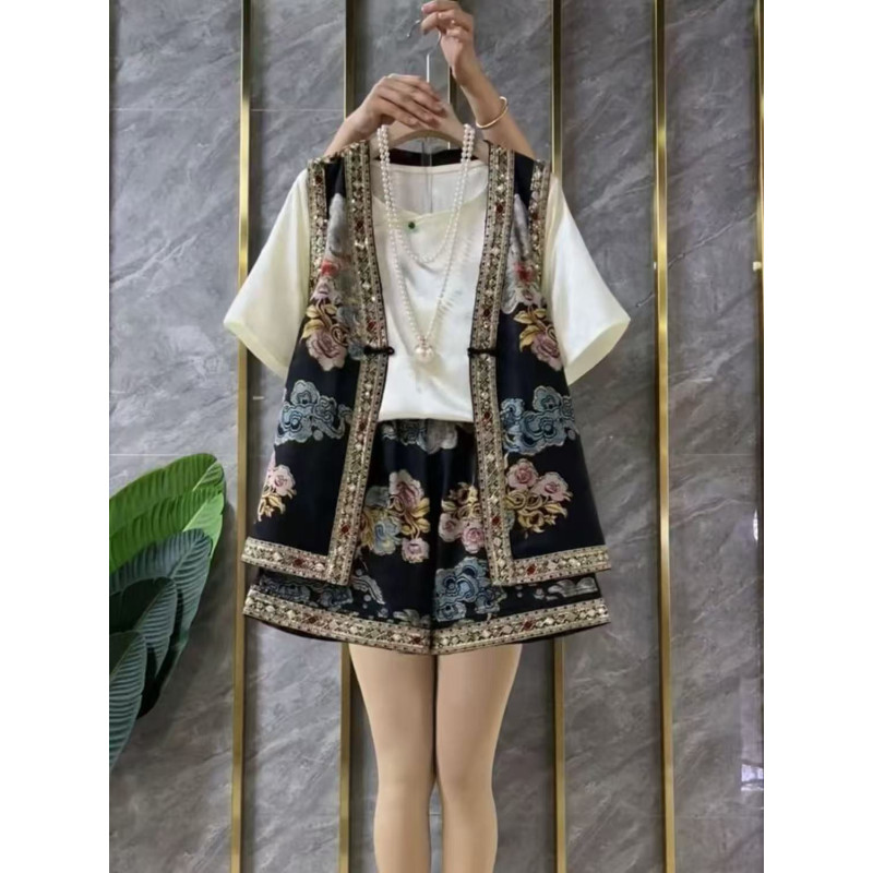 Large size Chinese style high-end fashion suit