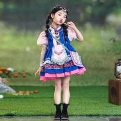 June 1st Children's Zhuang Clothing Achang Children's Performance Clothing Lolita Clothing