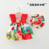 Girls' dress 1-3 baby baby princess skirt temperament hooded skirt girl doll skirt broken flowers
