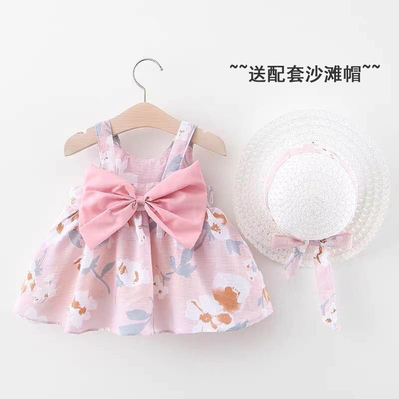 Girls' dress 1-3 baby baby princess skirt temperament hooded skirt girl doll skirt broken flowers