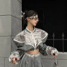 New Chinese style cold series high-end light luxury national style high waist slimming outfit for women