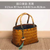 Bamboo handbag retro bag Chinese style niche