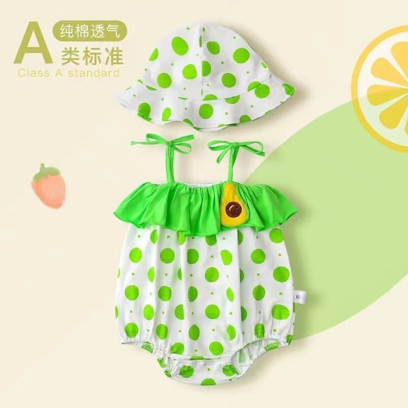 Baby clothes, cheongsam, baby girl, super cute, full moon, hundred days, summer thin jumpsuit