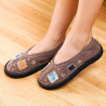 Handmade embroidered shoes with ethnic style