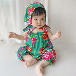 Baby summer jumpsuit cute thin set baby summer clothes cute newborn