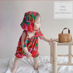Baby summer jumpsuit cute thin set baby summer clothes cute newborn