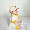 Baby jumpsuit, 100-day-old baby clothing, national style clothes, short-sleeved Hanfu