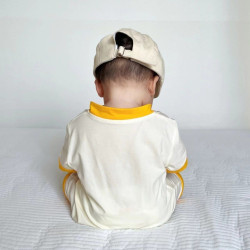 Baby jumpsuit, 100-day-old baby clothing, national style clothes, short-sleeved Hanfu