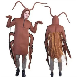 Halloween party parent-child dress-up cos poop costume adult children toilet paper cockroach funny suit