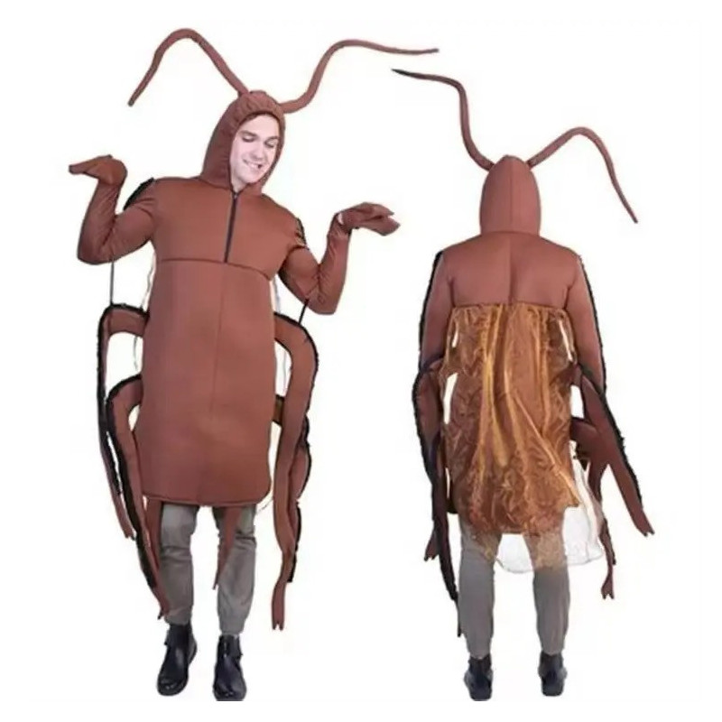 Halloween party parent-child dress-up cos poop costume adult children toilet paper cockroach funny suit