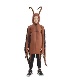 Halloween party parent-child dress-up cos poop costume adult children toilet paper cockroach funny suit