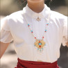 New Chinese-style children's Hanfu girls' horse skirt shirt Han element little girl Tang style