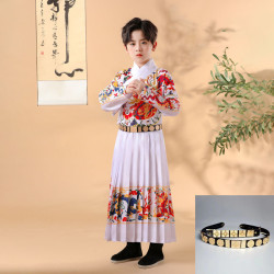 Hanfu children's Ming Dynasty clothing Chinese style flying fish suit boys 6 to 12 years old brocade guard