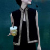 Beautiful and unique new Chinese style Zen suit skirt