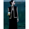 Beautiful and unique new Chinese style Zen suit skirt
