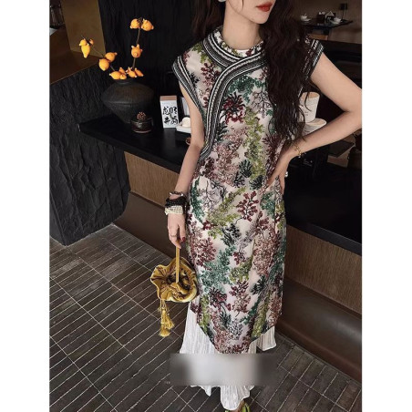 New Chinese style dress cheongsam skirt