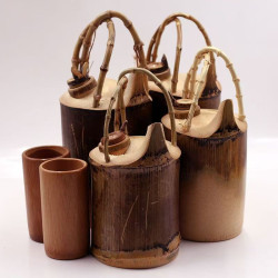 Household handmade bamboo teapot bamboo crafts
