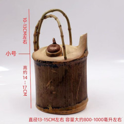 Household handmade bamboo teapot bamboo crafts