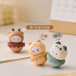 Cute tumbler healing emotions office desktop small ornaments workstation decompression artifact girl gift