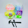 Archaeological excavation toy digging gem dinosaur egg rainbow princess DIY blind box hand-knock
