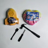 Archaeological excavation toy digging gem dinosaur egg rainbow princess DIY blind box hand-knock