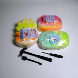 Archaeological excavation toy digging gem dinosaur egg rainbow princess DIY blind box hand-knock