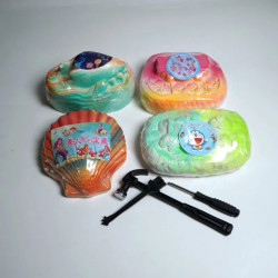 Archaeological excavation toy digging gem dinosaur egg rainbow princess DIY blind box hand-knock
